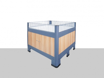 轉印木紋促銷臺